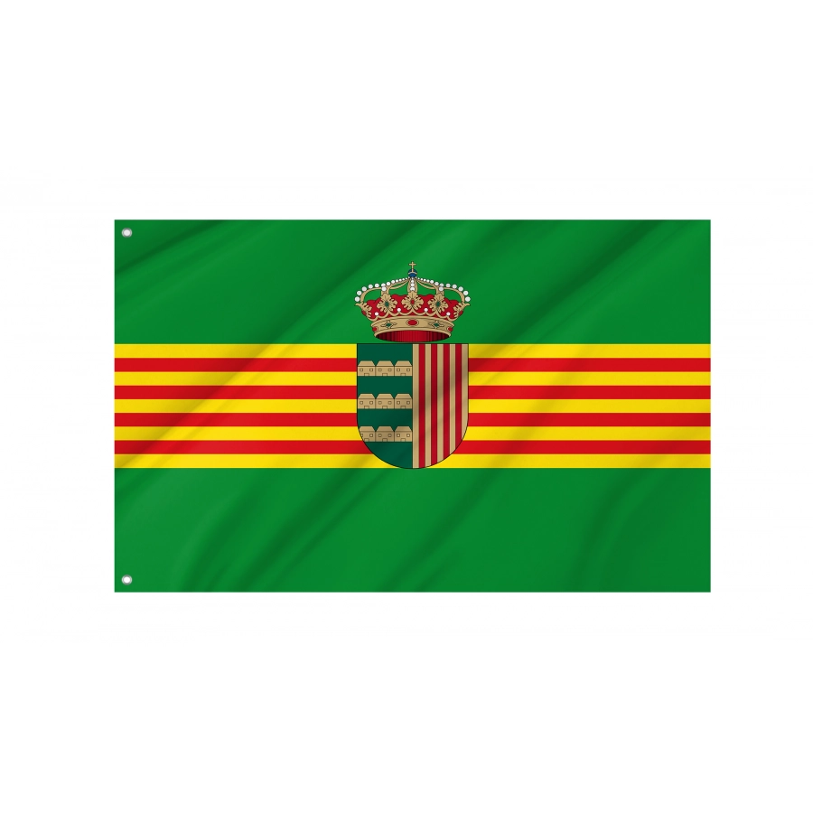 Flag Of Les Alqueries, Patriotic Flags, Unique Design Print, Flags For Indoor & Outdoor Use - High Quality Valencia for Indoor and Outdoor Use