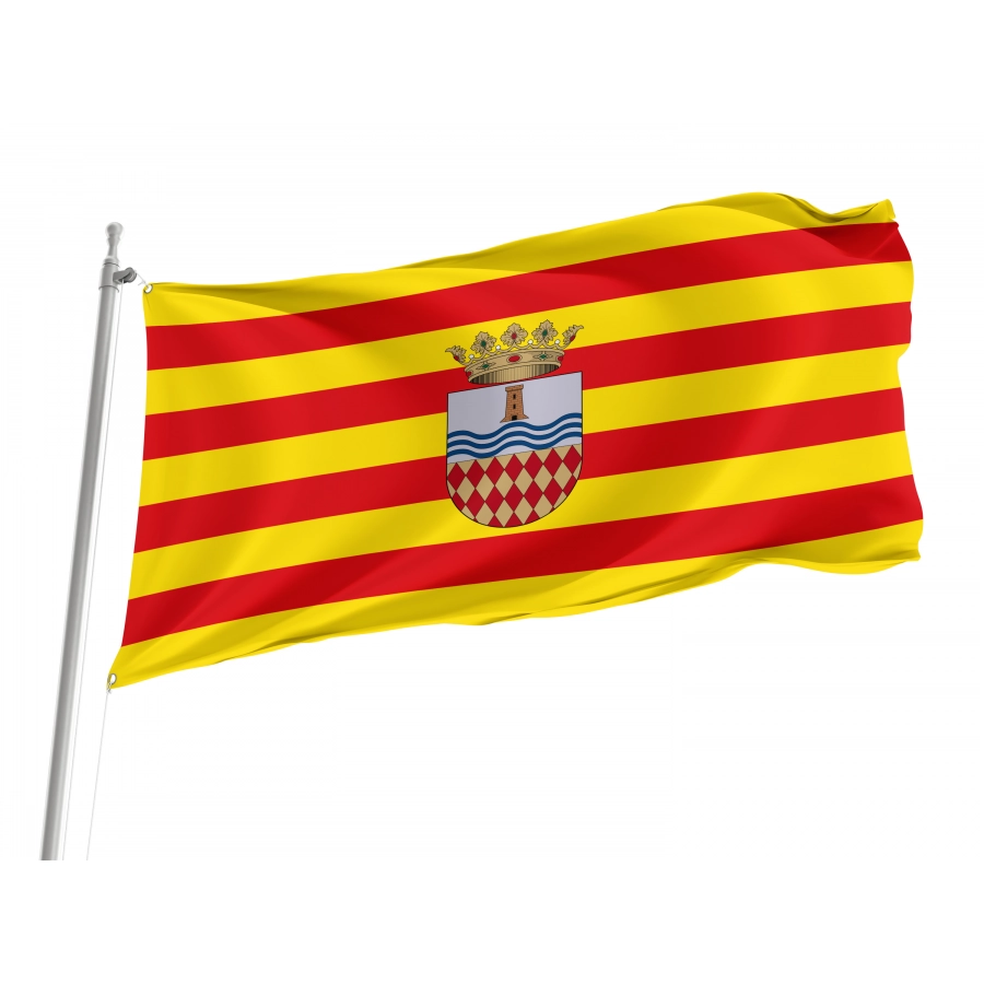 Flag Of Moncofa, Patriotic Flags, Unique Design Print, Flags For Indoor & Outdoor Use - High Quality Valencia for Indoor and Outdoor Use