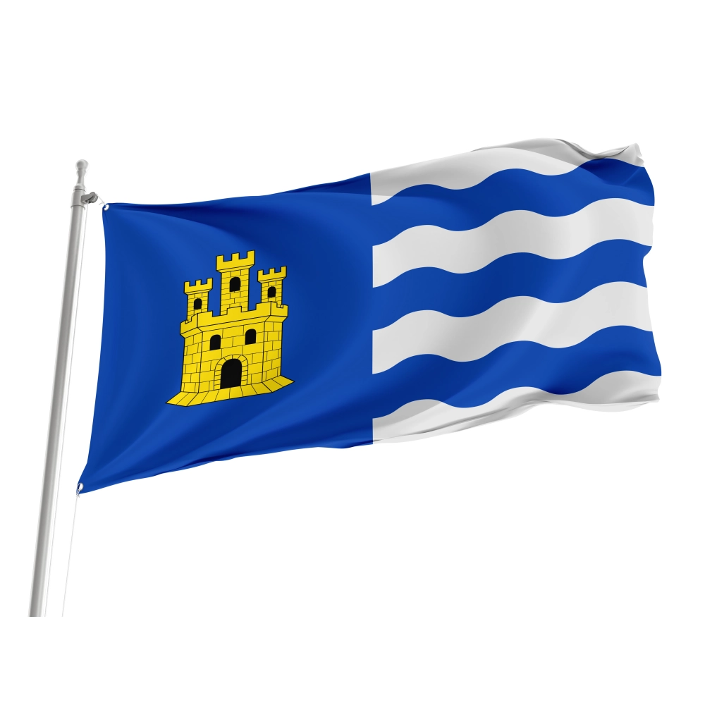 Puebla de Arenoso Flag for Indoor & Outdoor Use