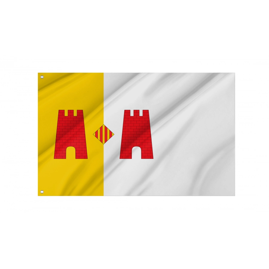 Flag Of Ibi, Patriotic Flags, Unique Design Print, Flags For Indoor & Outdoor Use - High Quality Valencia for Indoor and Outdoor Use