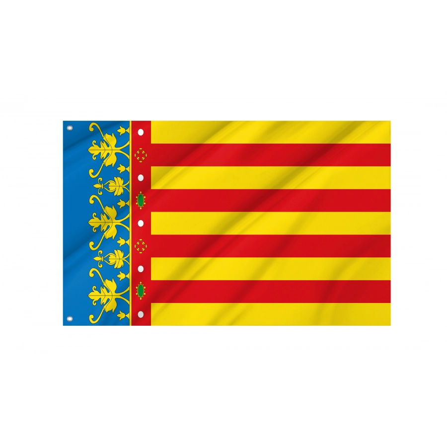 Valencian Community Flag For Indoor & Outdoor Use - High Quality Valencia for Indoor and Outdoor Use