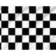 Checkered Racing Black White Flag for Indoor & Outdoor Use - Imagine 2