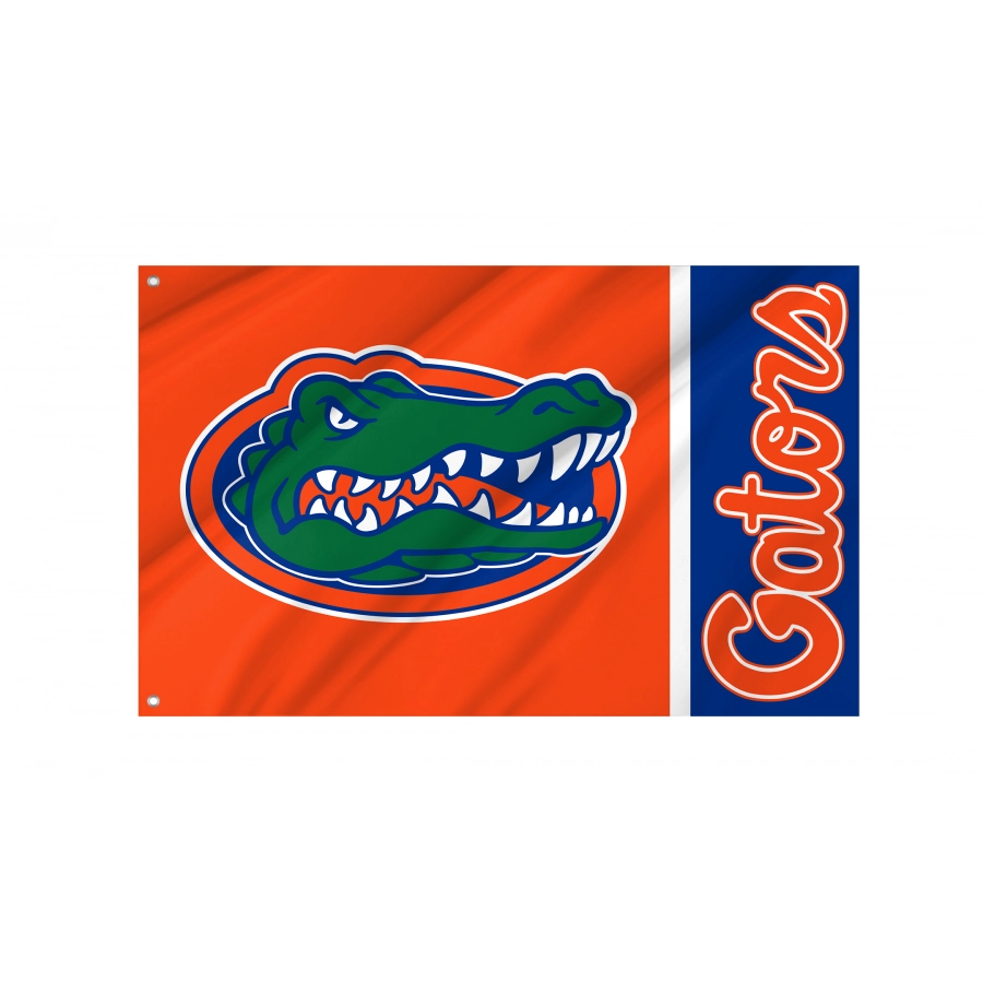 Florida Gators Banner Orange Flag, Sport Flags, Unique Design Print, Flags for Indoor & Outdoor Use