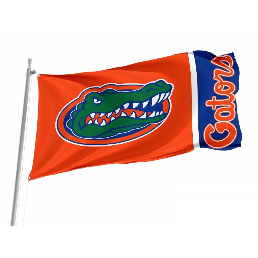 Florida Gators Banner Orange Flag, Sport Flags, Unique Design Print, Flags for Indoor & Outdoor Use