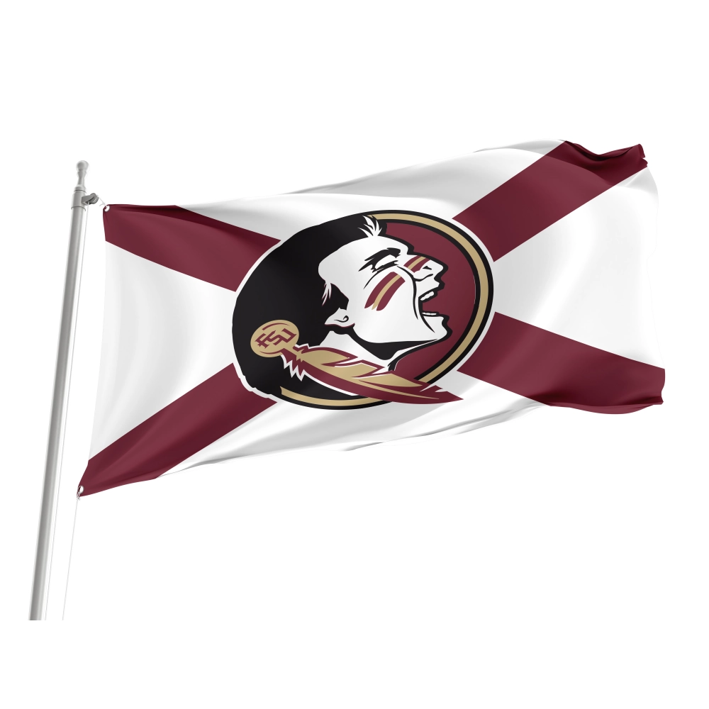 Florida State FSU Noles State of Florida Flag for Indoor & Outdoor Use