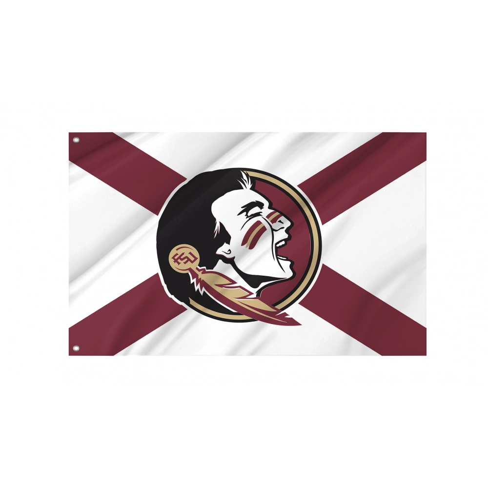 Florida State FSU Noles State of Florida Flag for Indoor & Outdoor Use