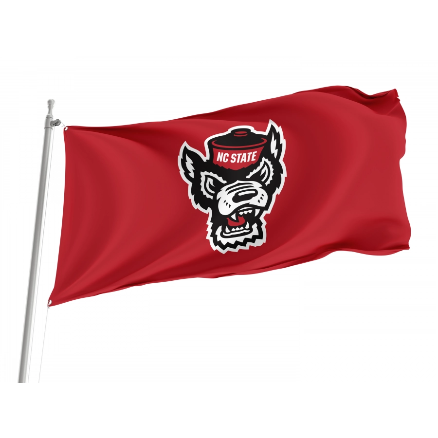 Flag of NC State Wolfpack, Unique Design Print, Flags for Indoor & Outdoor Use