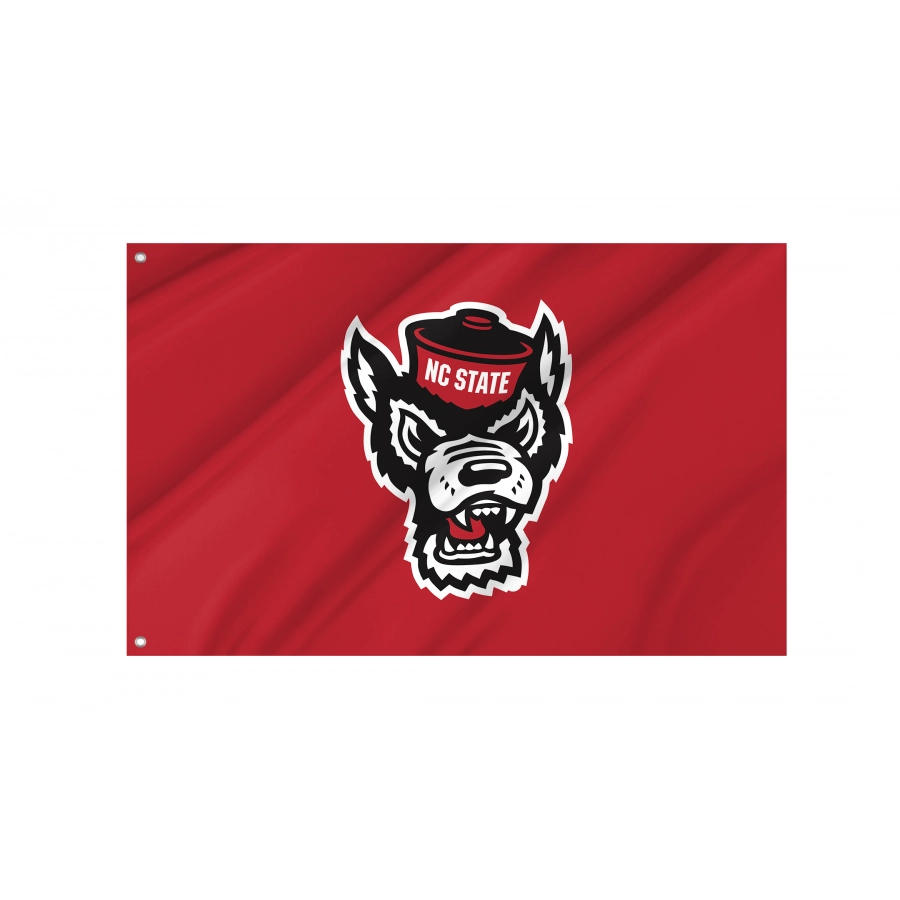 Flag of NC State Wolfpack, Unique Design Print, Flags for Indoor & Outdoor Use