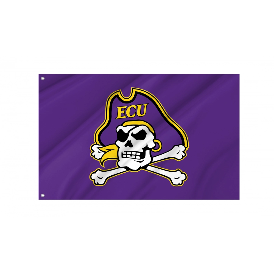 Flag of East Carolina Pirates, Unique Design Print, Flags for Indoor & Outdoor Use