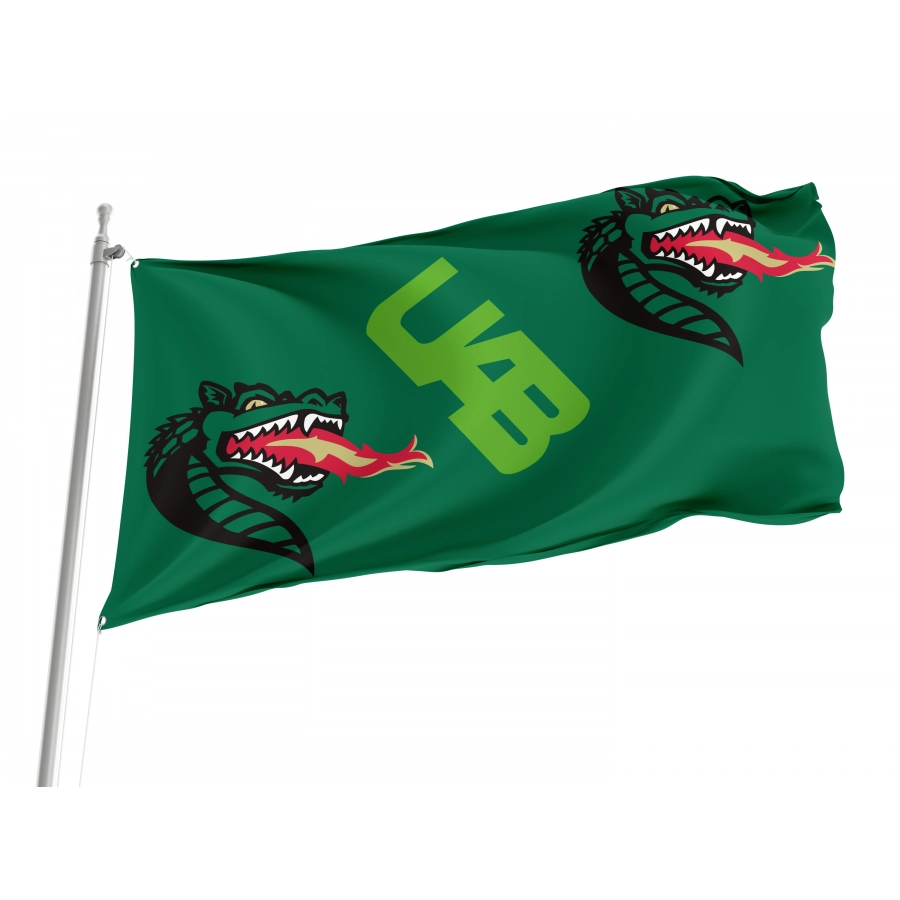 Flag of UAB Blazers, Unique Design Print, Flags for Indoor & Outdoor Use