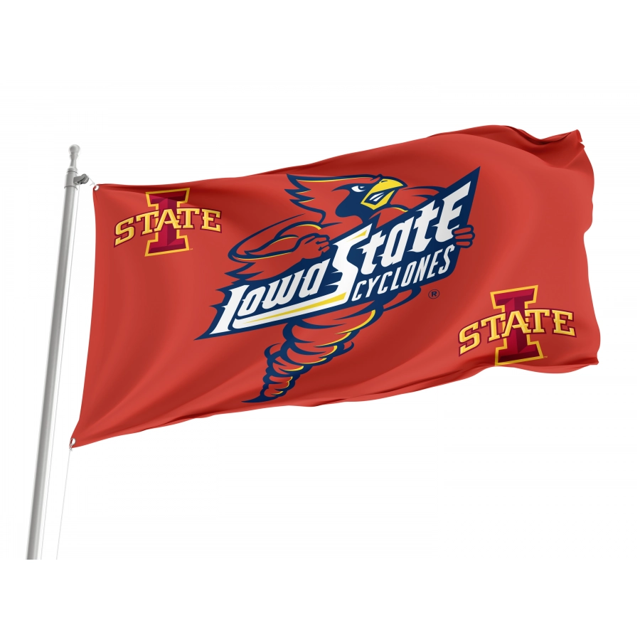 Flag of Iowa State Cyclones, Unique Design Print, Flags for Indoor & Outdoor Use