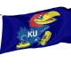 Kansas Jayhawks Flag for Indoor & Outdoor Use - Imagine 1