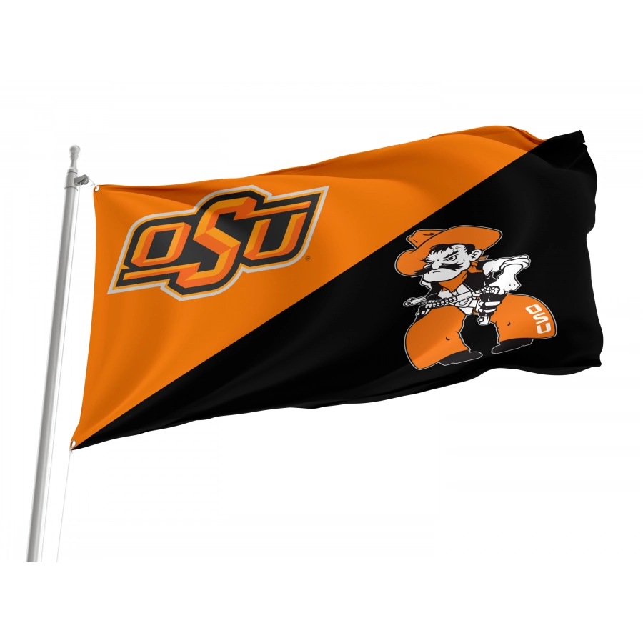 Flag of Oklahoma State Cowboys, Unique Design Print, Flags for Indoor & Outdoor Use
