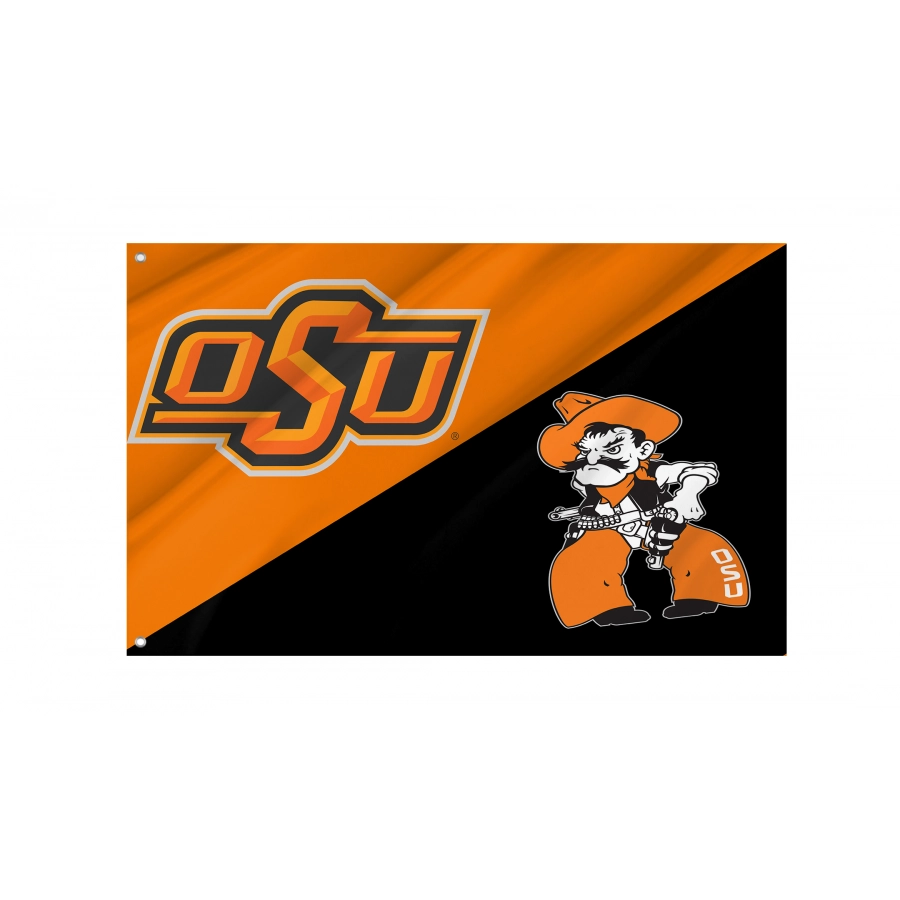 Flag of Oklahoma State Cowboys, Unique Design Print, Flags for Indoor & Outdoor Use