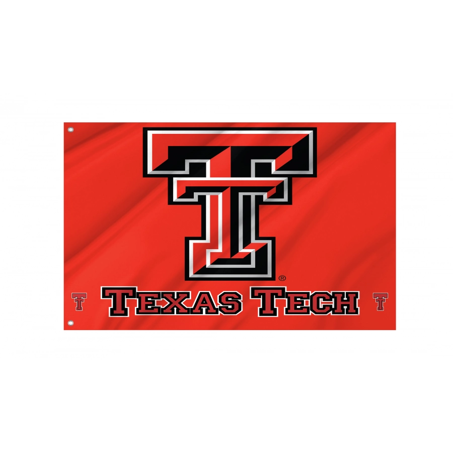 Flag of Texas Tech Red Raiders, Unique Design Print, Flags for Indoor & Outdoor Use