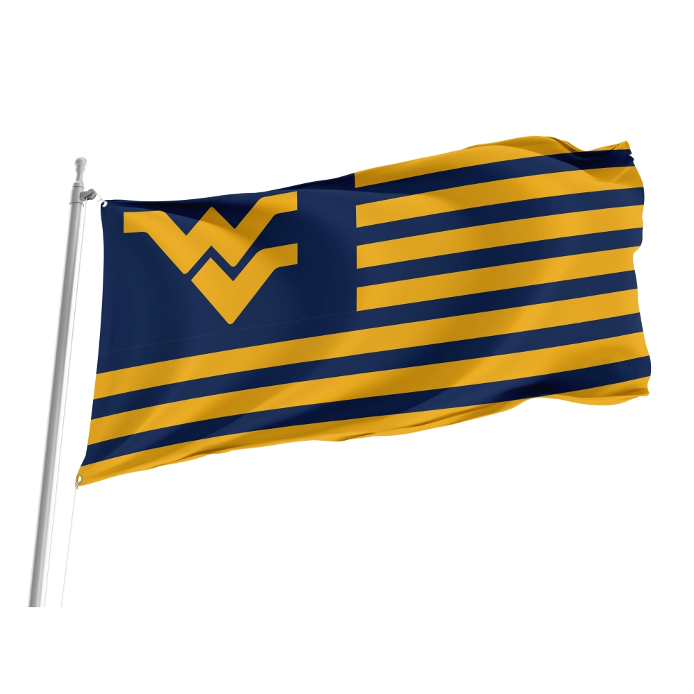 West Virginia Mountaineers Flag for Indoor & Outdoor Use