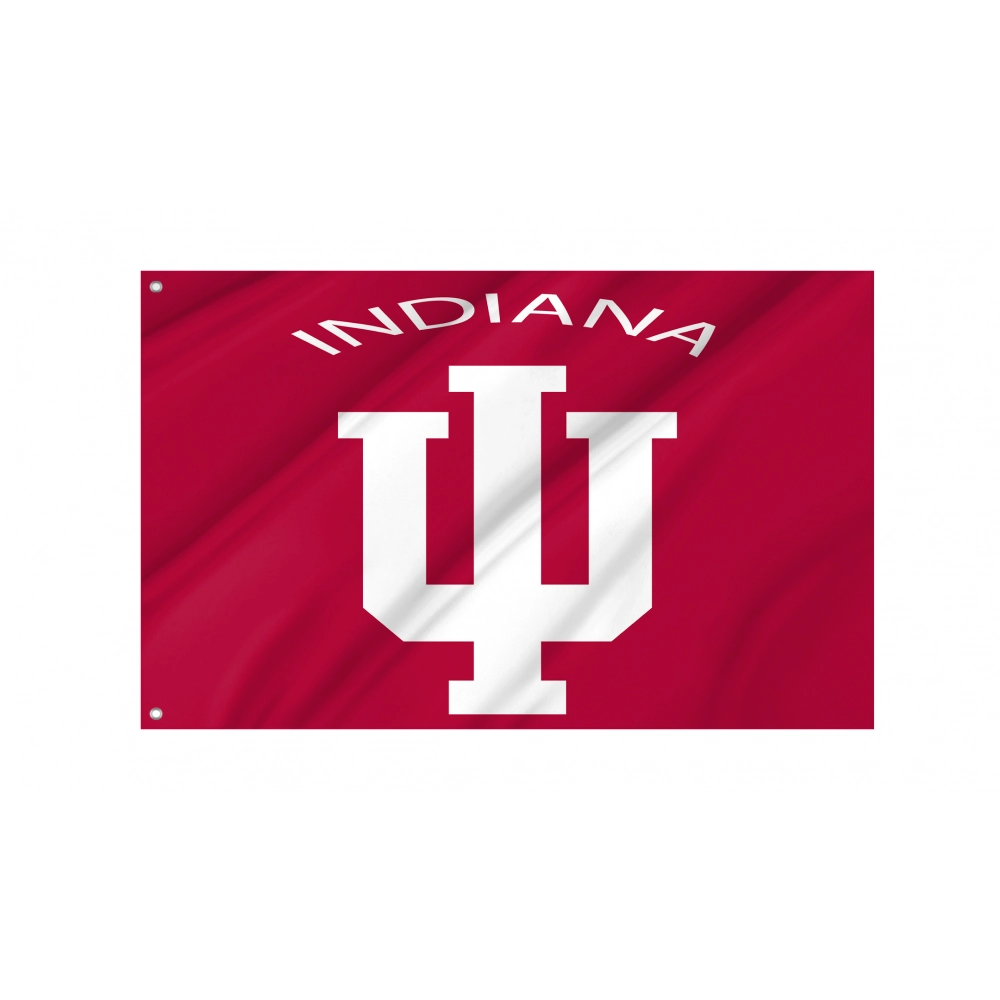 Indiana Hoosiers Flag for Indoor & Outdoor Use Indiana Hoosiers Flag for Indoor & Outdoor Use