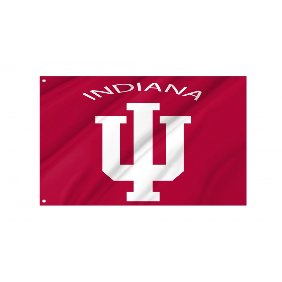Flag of Indiana Hoosiers, Unique Design Print, Flags for Indoor & Outdoor Use