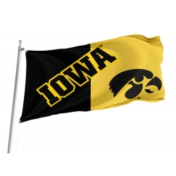 Iowa Hawkeyes Flag for Indoor & Outdoor Use