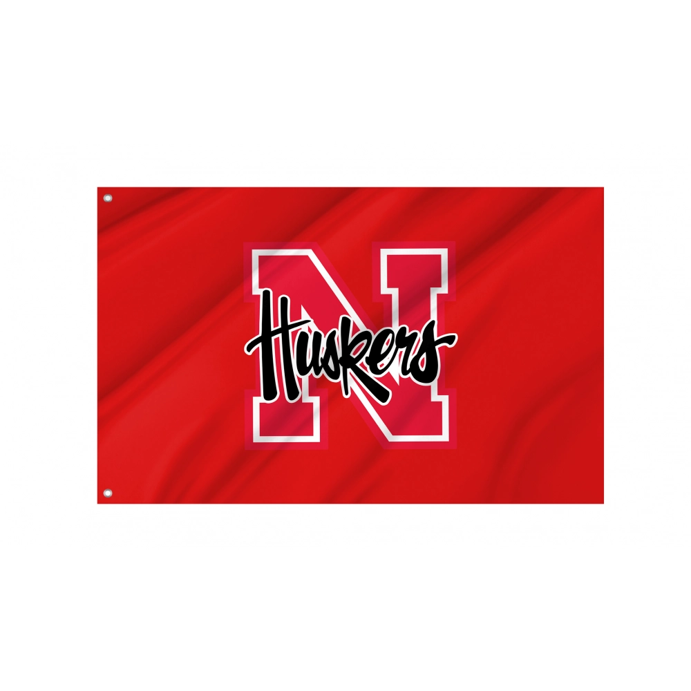 Nebraska Cornhuskers Flag for Indoor & Outdoor Use