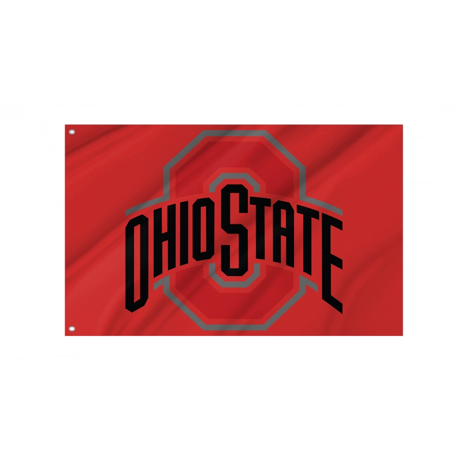 Flag of Ohio State Buckeyes, Unique Design Print, Flags for Indoor & Outdoor Use