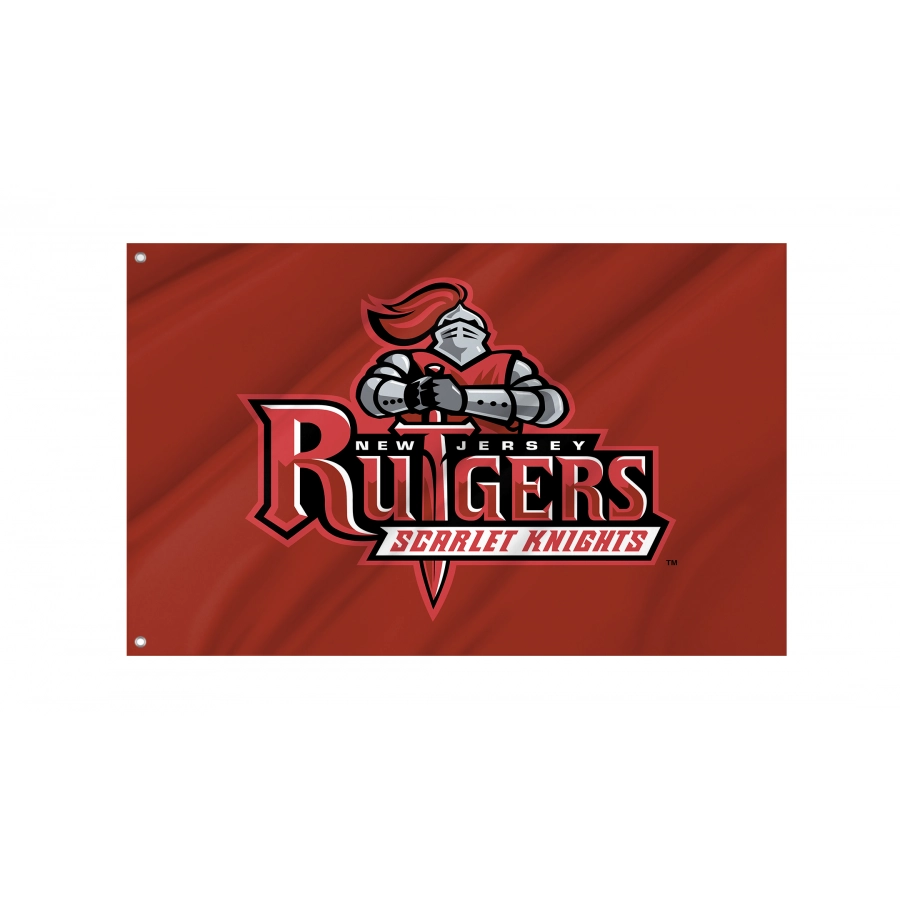 Flag of Rutgers Scarlet Knights, Unique Design Print, Flags for Indoor & Outdoor Use