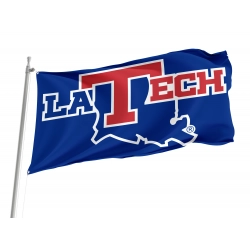 Louisiana Tech Bulldogs Flag for Indoor & Outdoor Use