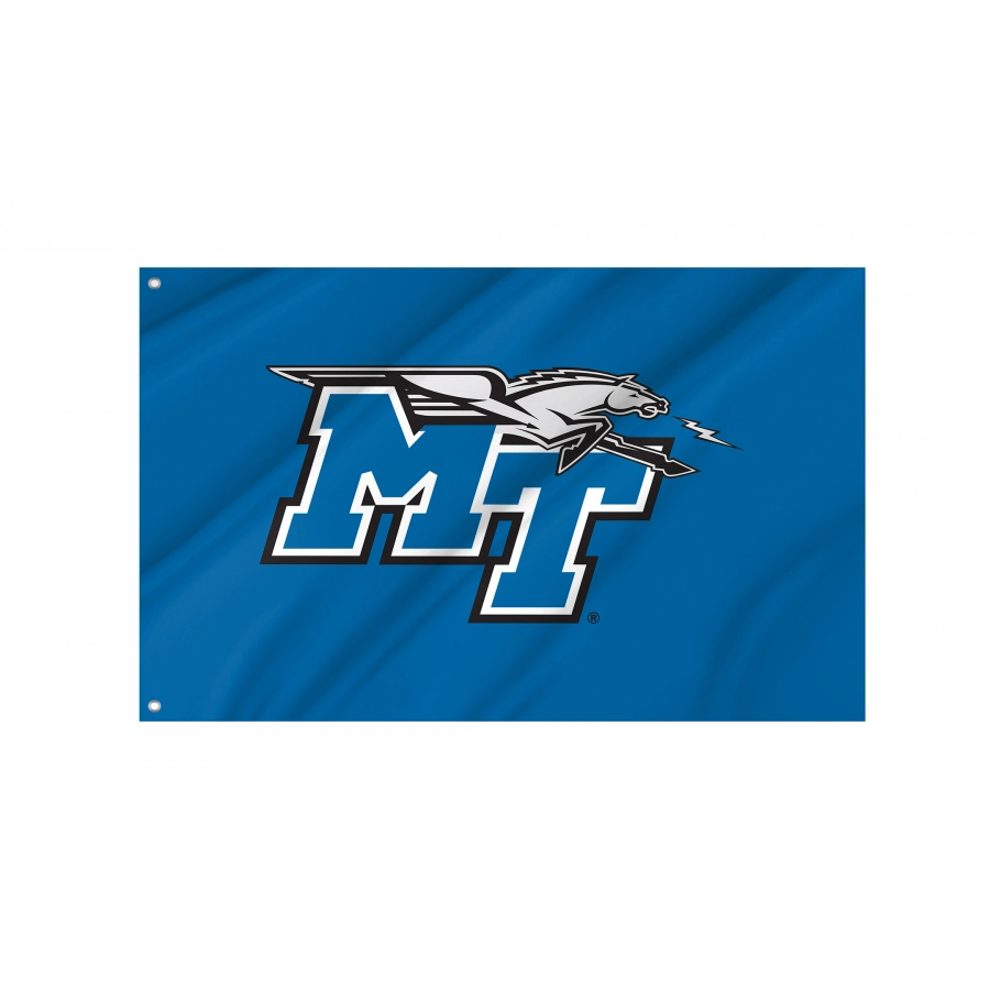Flag of Middle Tennessee Blue Raiders, Unique Design Print, Flags for Indoor & Outdoor Use