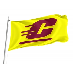 Central Michigan Chippewas Flag for Indoor & Outdoor Use