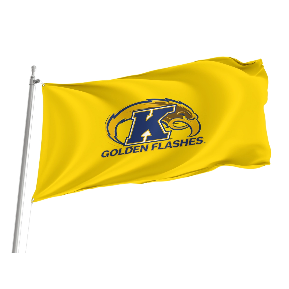 Kent State Golden Flashes Flag for Indoor & Outdoor Use Kent State Golden Flashes Flag for Indoor & Outdoor Use