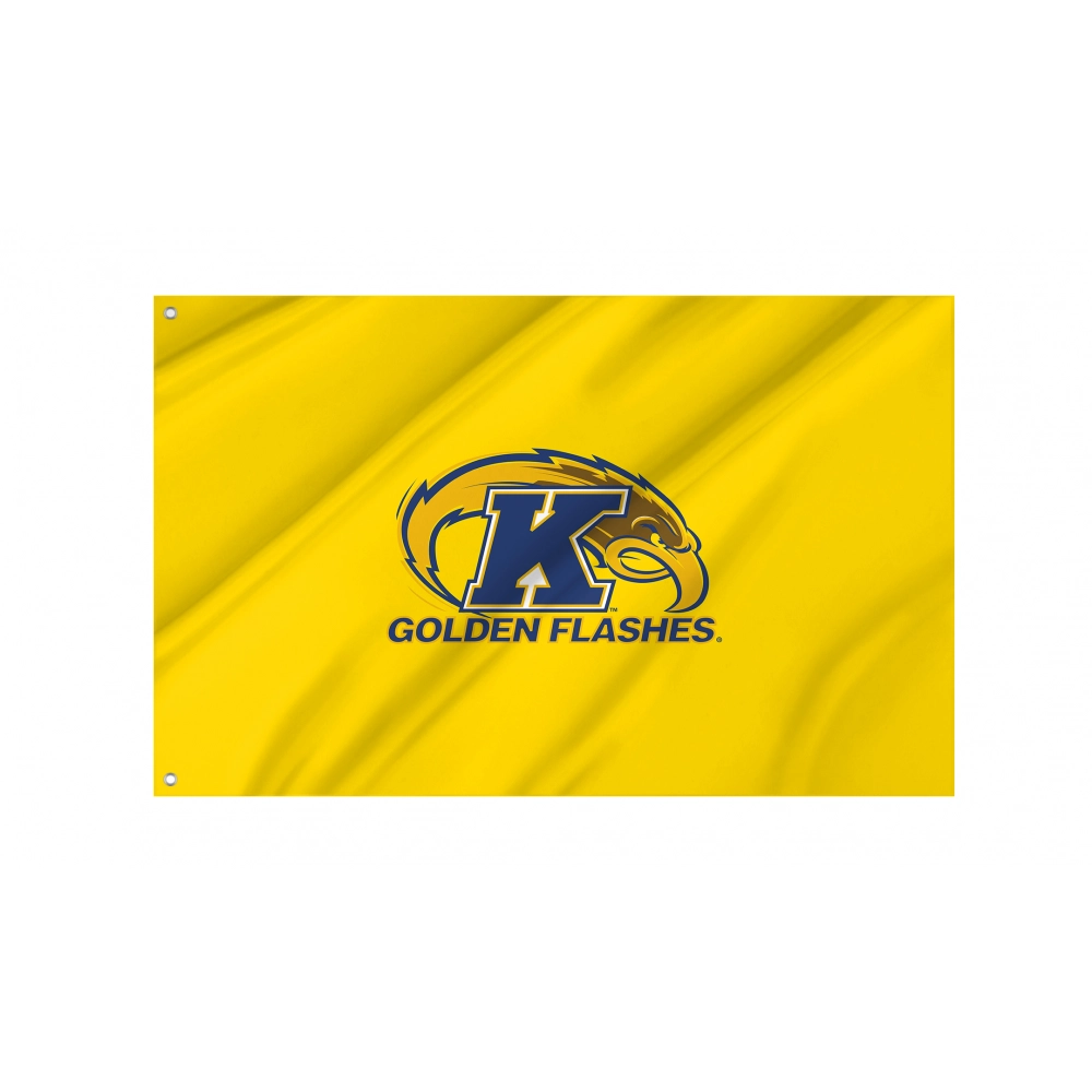 Kent State Golden Flashes Flag for Indoor & Outdoor Use Kent State Golden Flashes Flag for Indoor & Outdoor Use