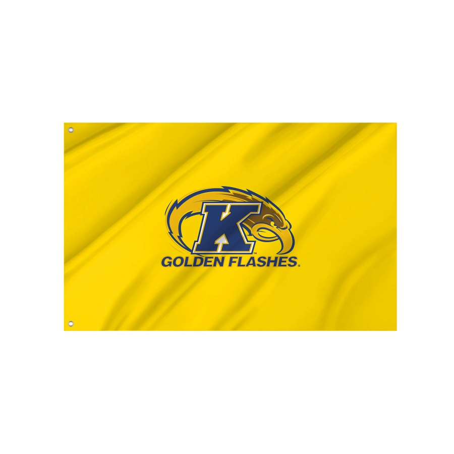 Flag of Kent State Golden Flashes, Unique Design Print, Flags for Indoor & Outdoor Use