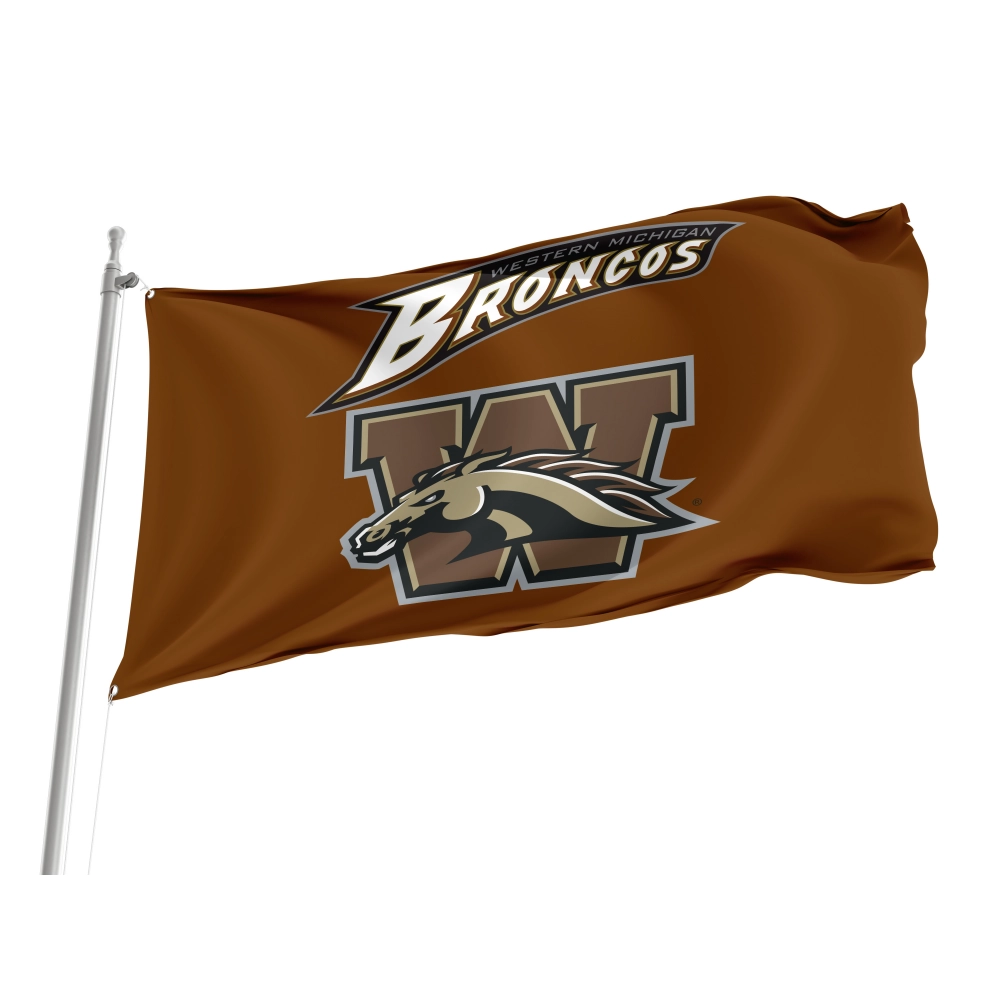 Western Michigan Broncos Flag for Indoor & Outdoor Use