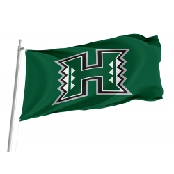 Hawai'i Rainbow Warriors Flag for Indoor & Outdoor Use