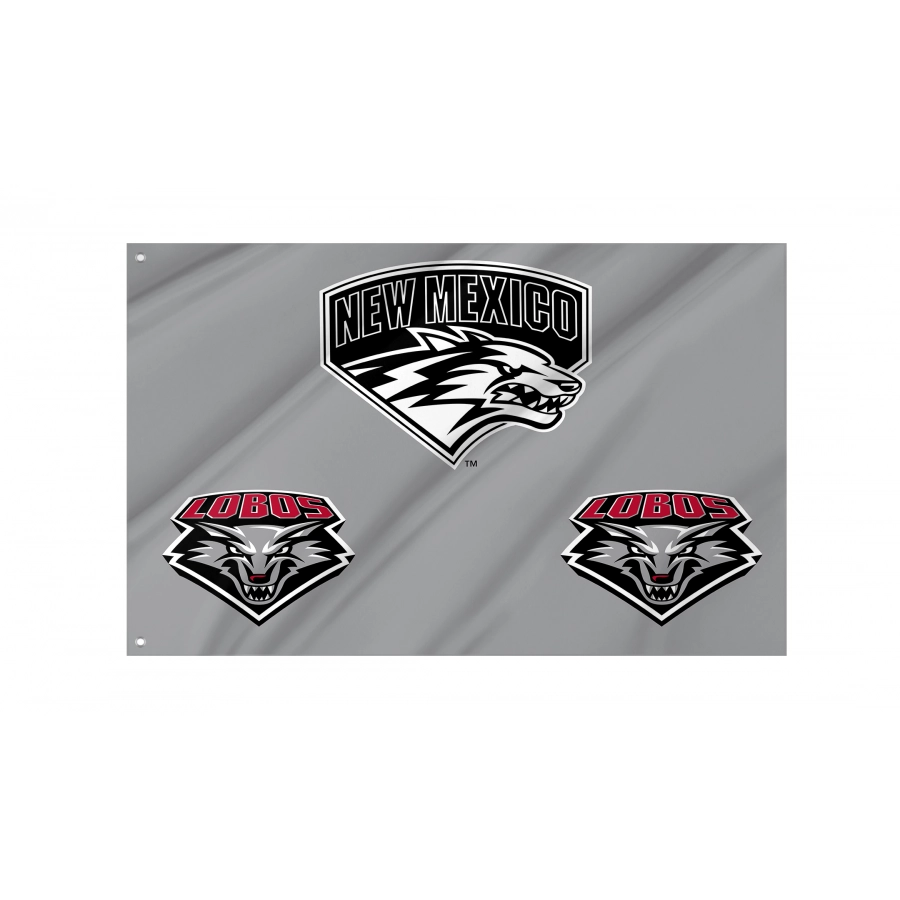 Flag of New Mexico Lobos, Unique Design Print, Flags for Indoor & Outdoor Use