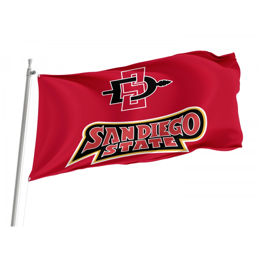 Flag of San Diego State Aztecs, Unique Design Print, Flags for Indoor & Outdoor Use