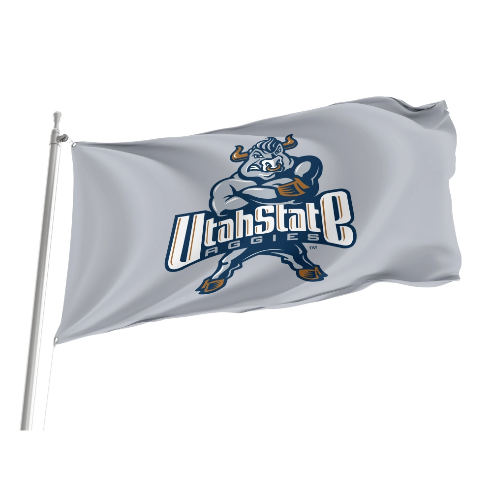 Utah State Aggies Flag for Indoor & Outdoor Use