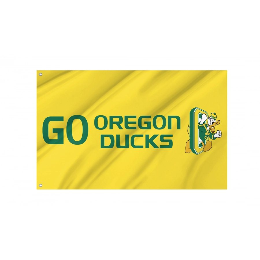 Flag of Oregon Ducks, Unique Design Print, Flags for Indoor & Outdoor Use