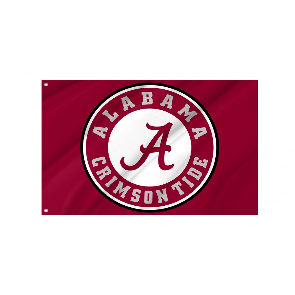 Alabama Crimson Tide Flag for Indoor & Outdoor Use Alabama Crimson Tide Flag for Indoor & Outdoor Use