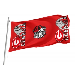 Georgia Bulldogs Flag for Indoor & Outdoor Use