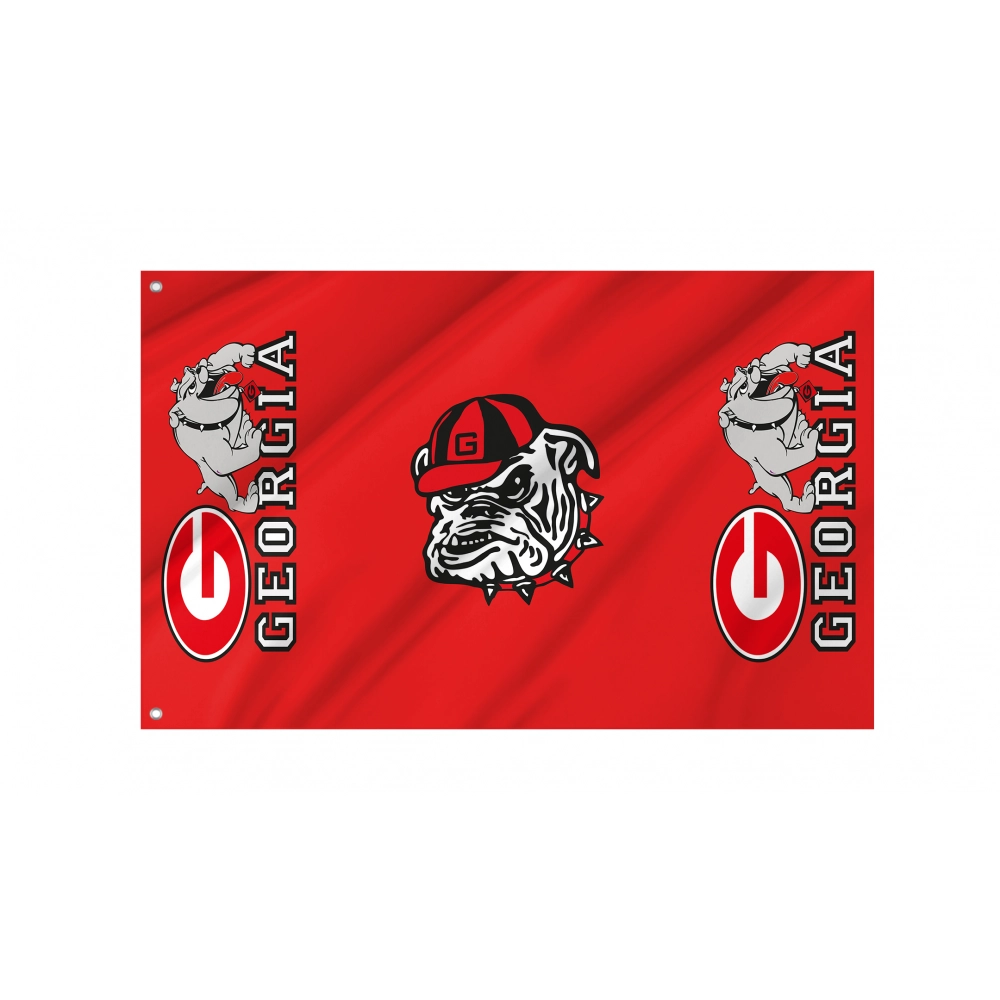 Georgia Bulldogs Flag for Indoor & Outdoor Use Georgia Bulldogs Flag for Indoor & Outdoor Use