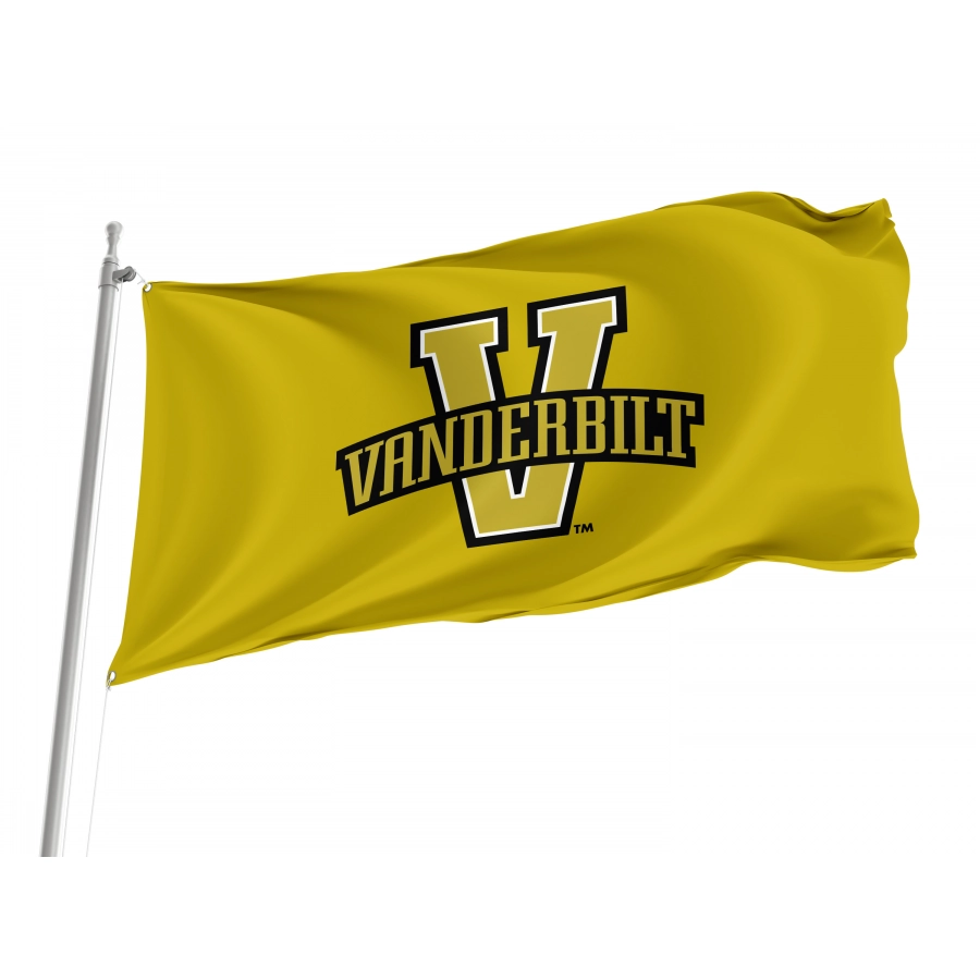 Flag of Vanderbilt Commodores, Unique Design Print, Flags for Indoor & Outdoor Use