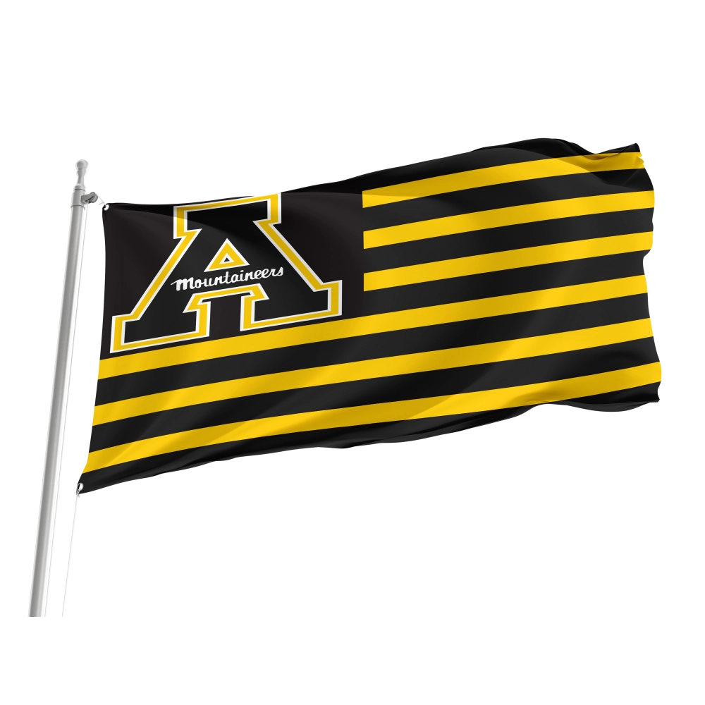Appalachian State Mountaineers Flag for Indoor & Outdoor Use Appalachian State Mountaineers Flag for Indoor & Outdoor Use