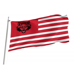 Arkansas State Red Wolves Flag for Indoor & Outdoor Use