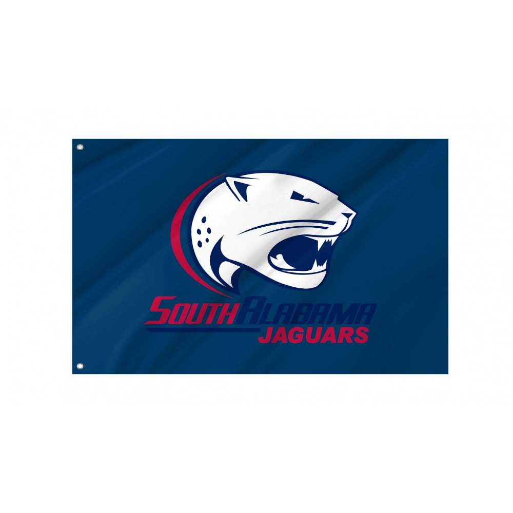 South Alabama Jaguars Flag for Indoor & Outdoor Use