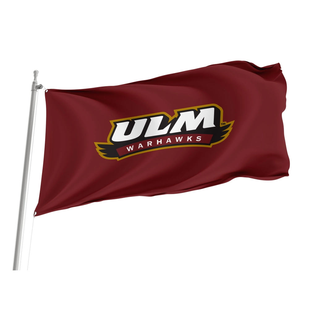 UL Monroe Warhawks Flag for Indoor & Outdoor Use
