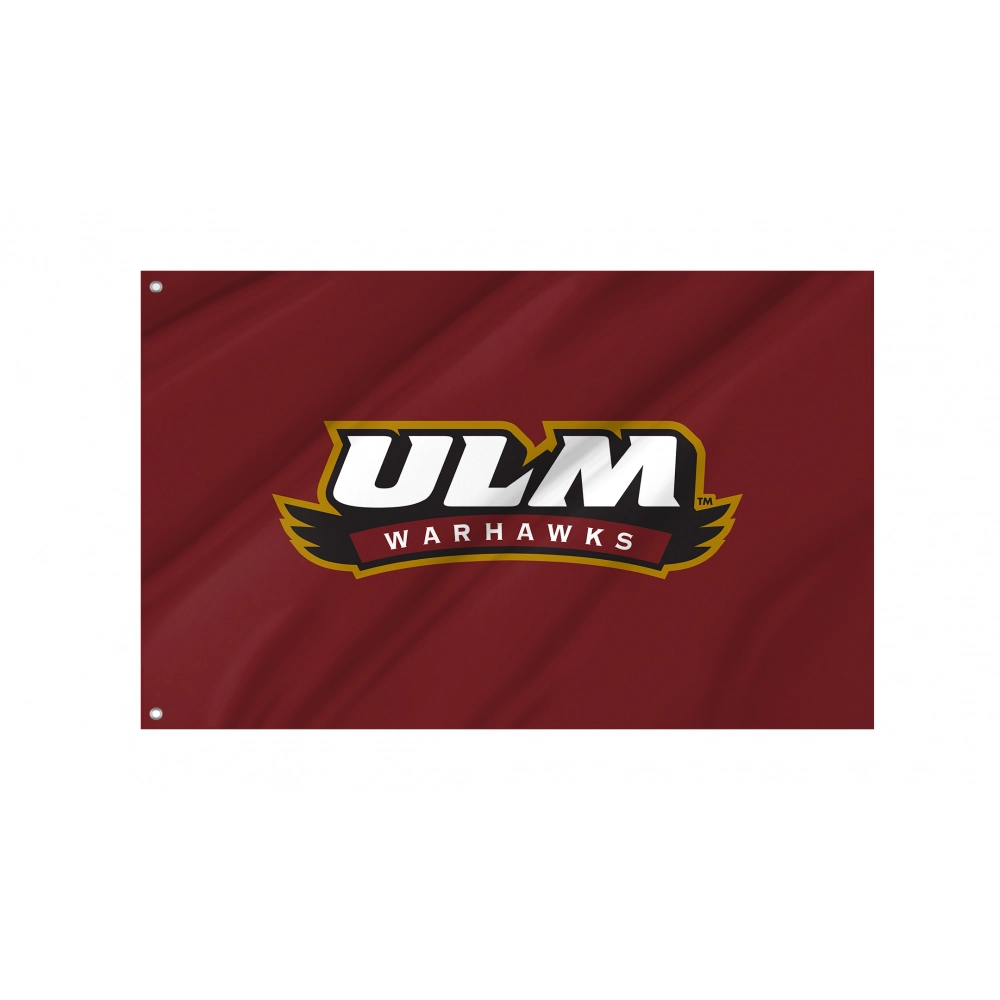 UL Monroe Warhawks Flag for Indoor & Outdoor Use