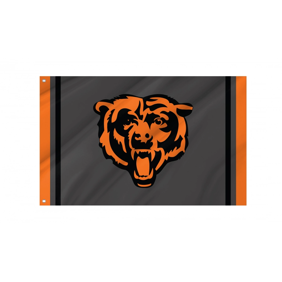 Chicago Bears Blackout Sideline Flag, CHBS