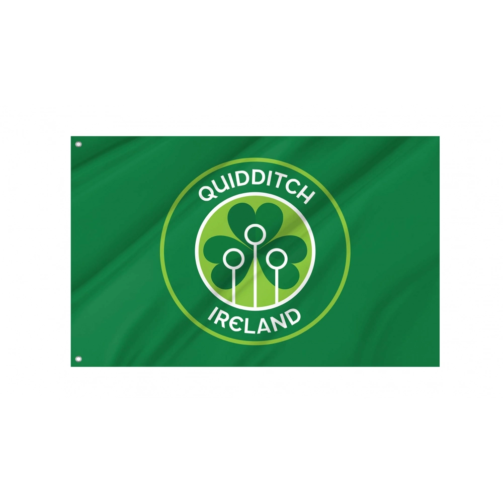 Ireland Quidditch Team Flag for Indoor & Outdoor Use