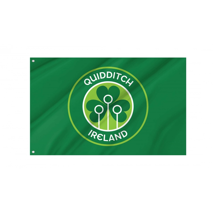 Ireland Quidditch Team Flag for Indoor & Outdoor Use, SPORT04